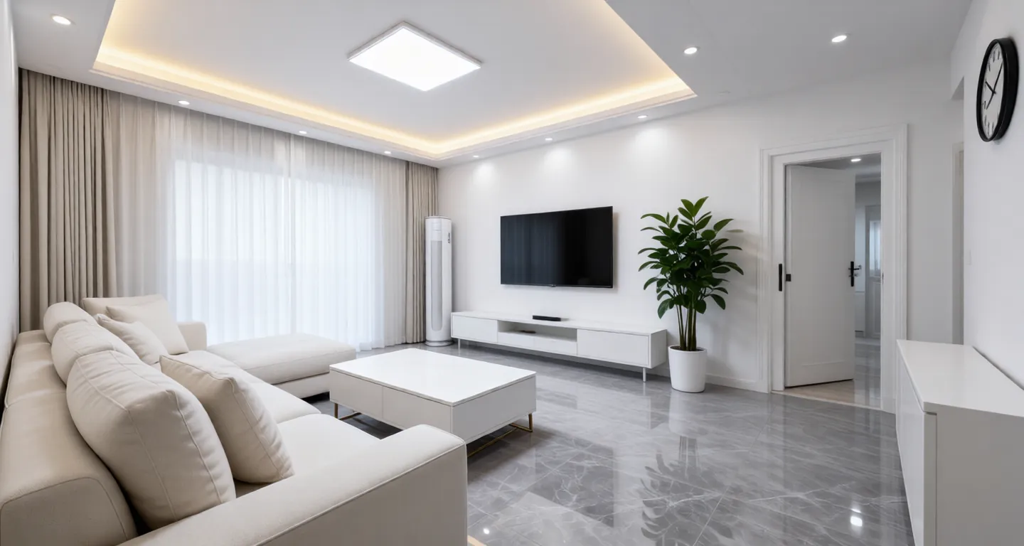 Room type: livingroom Apartment for rent in Guangzhou - Guangsheng China Railway Construction Huayu Tiancheng - Photo 1