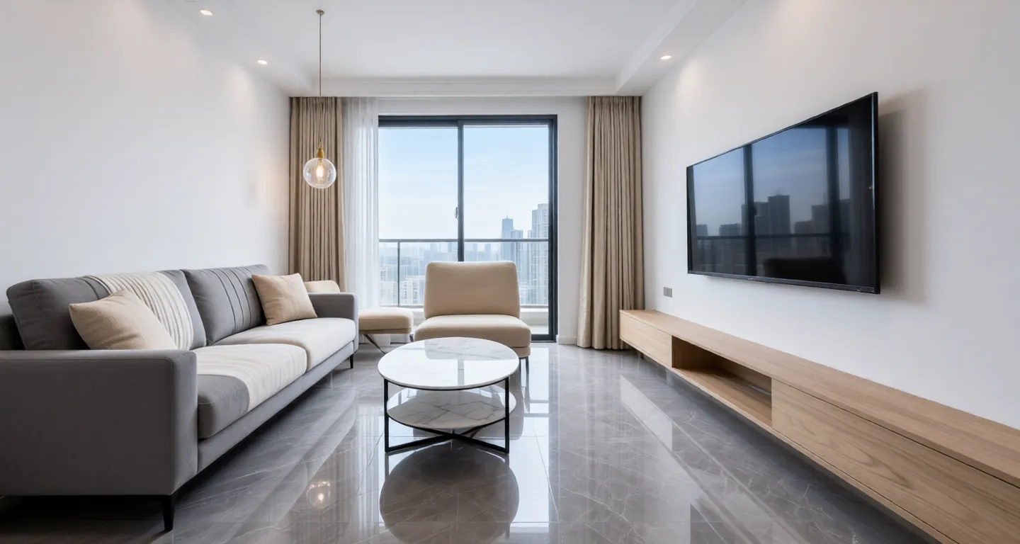 Room type: livingroom Apartment for rent in Guangzhou - Poly Jinsha Grand Plaza - Photo 1