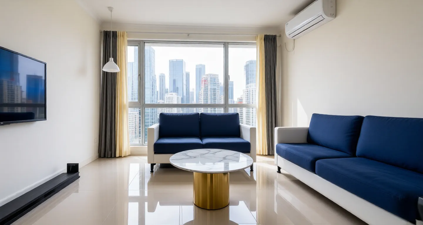 Room type: livingroom Apartment for rent in Guangzhou - Poly Yuzhu Time Square - Photo 1