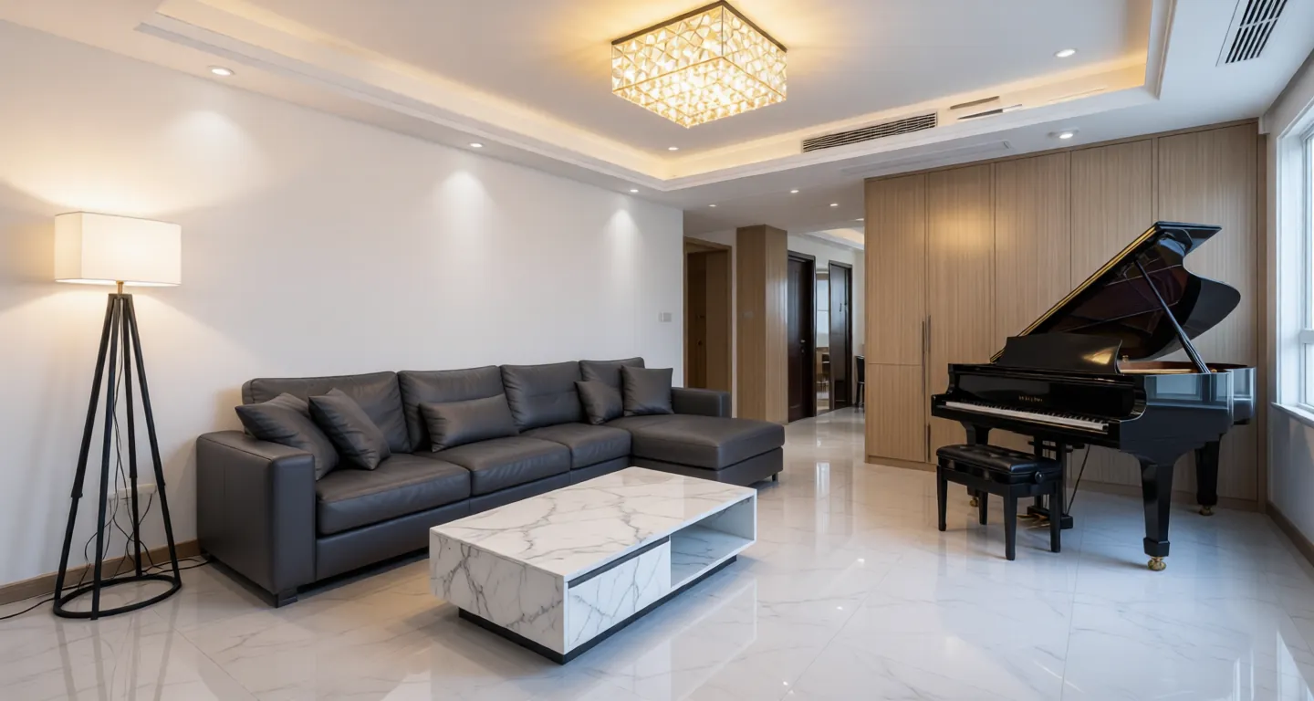Room type: livingroom Apartment for rent in Guangzhou - Golden Bay Garden - Photo 1
