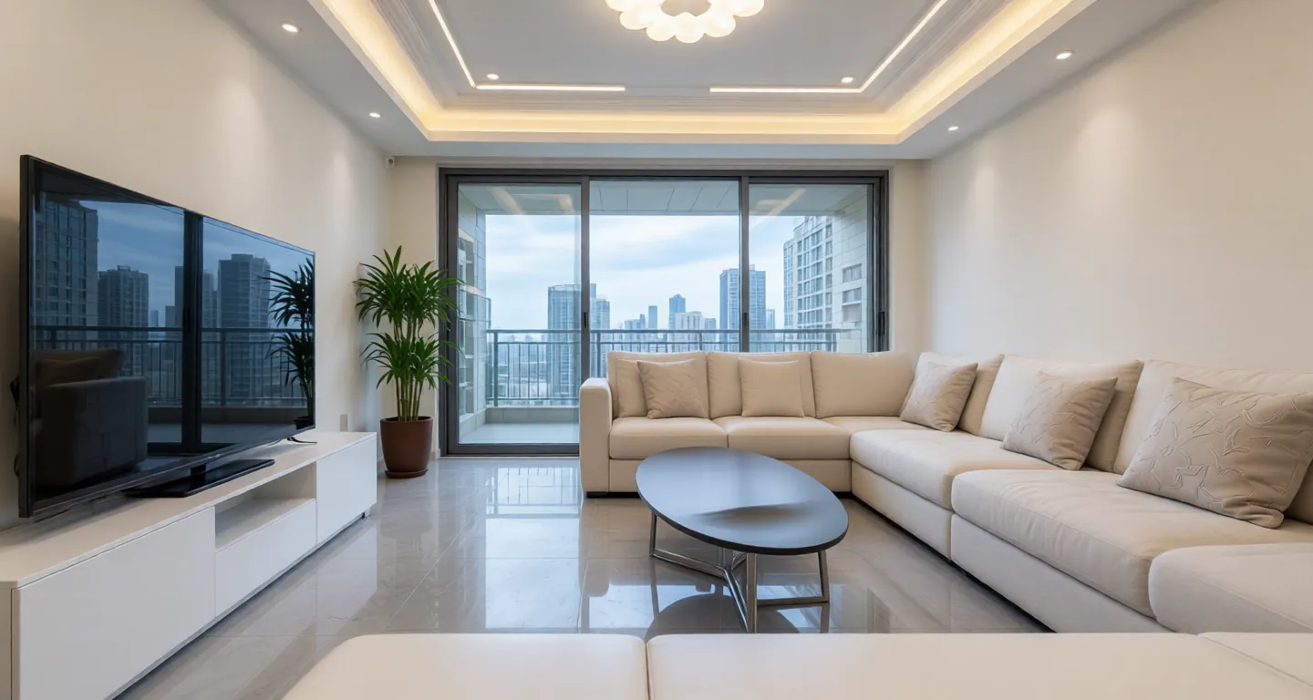 Room type: livingroom Apartment for rent in Guangzhou - Jiayu Junyue Mansion - Photo 1