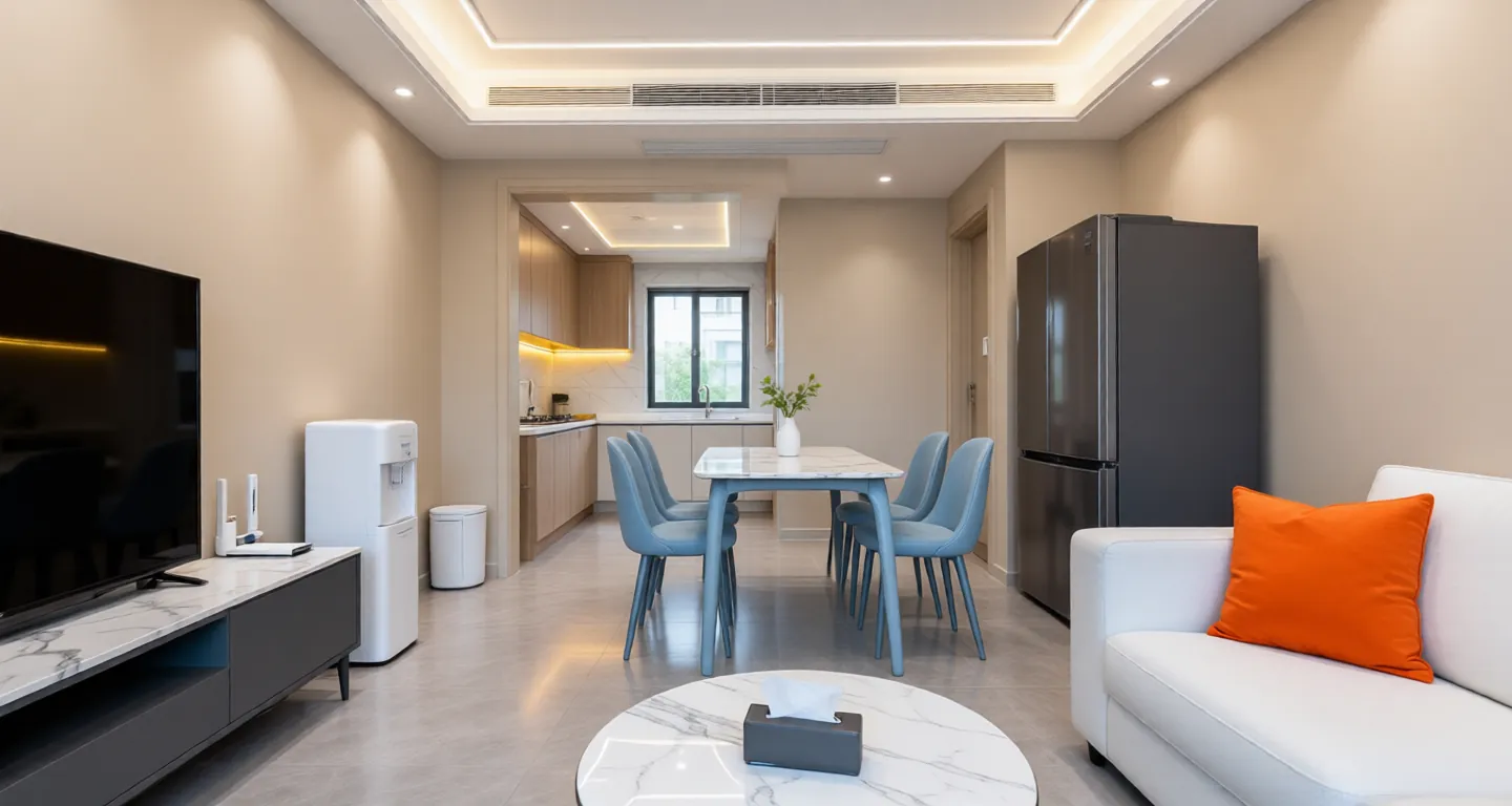 Room type: kitchen Apartment for rent in Guangzhou - Aoyuan International Center - Photo 1