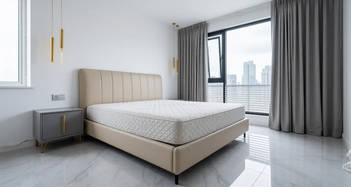 Room type: bedroom Apartment for rent in Haikou - Oriental Tianlan Hui - Photo 1