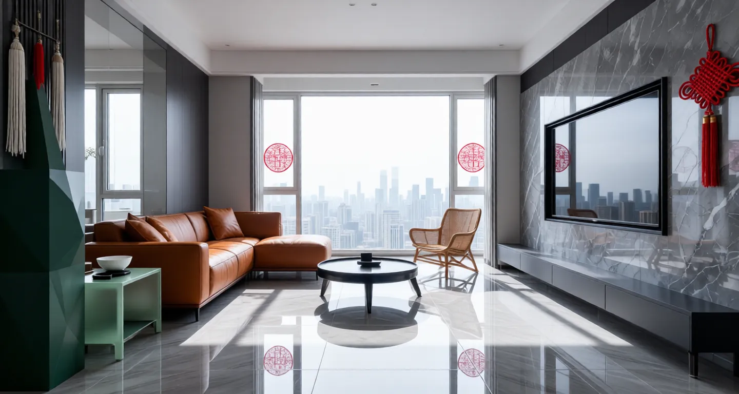 Room type: livingroom Apartment for rent in Haikou - R&F Prime South District - Photo 1