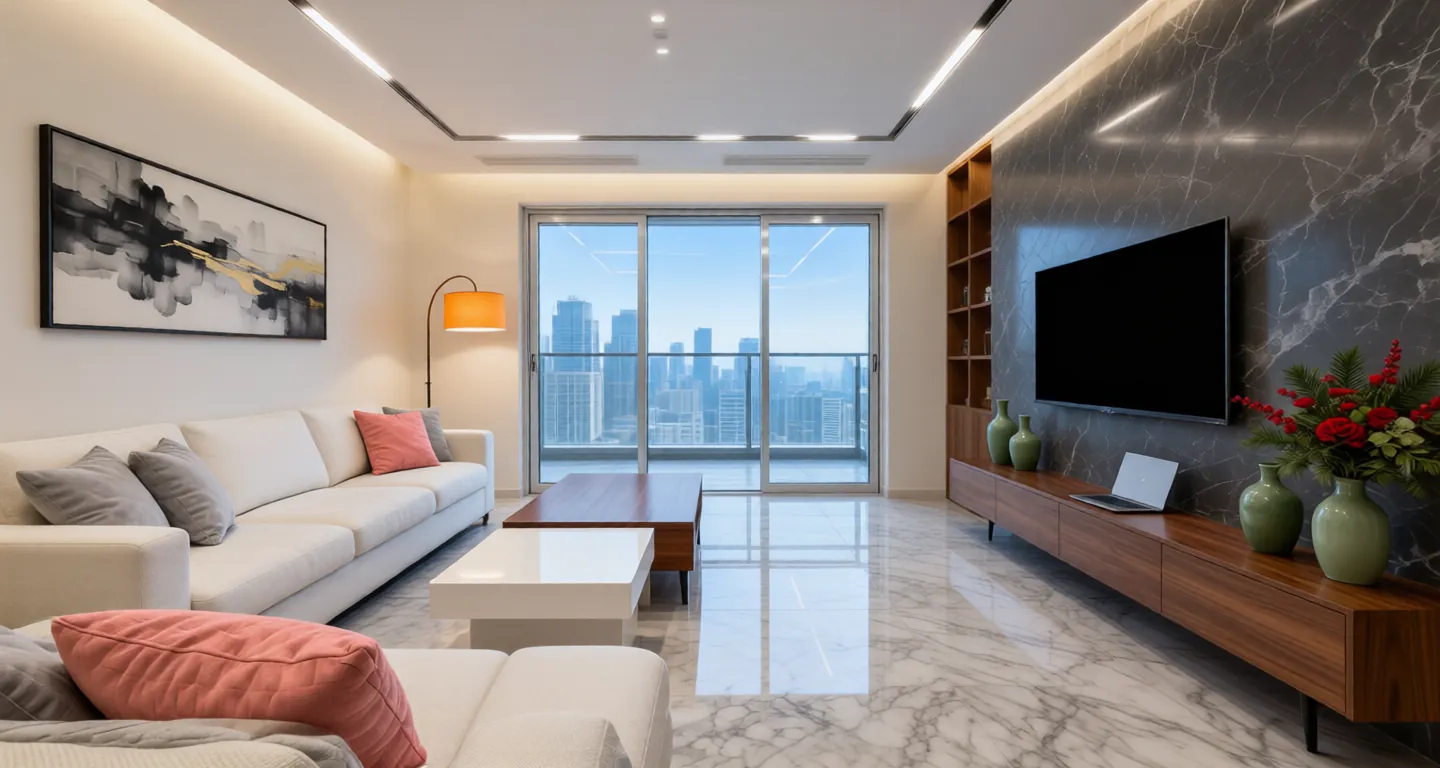 Haikou expat housing - Furnished apartment: Oriental Tianlan Hui