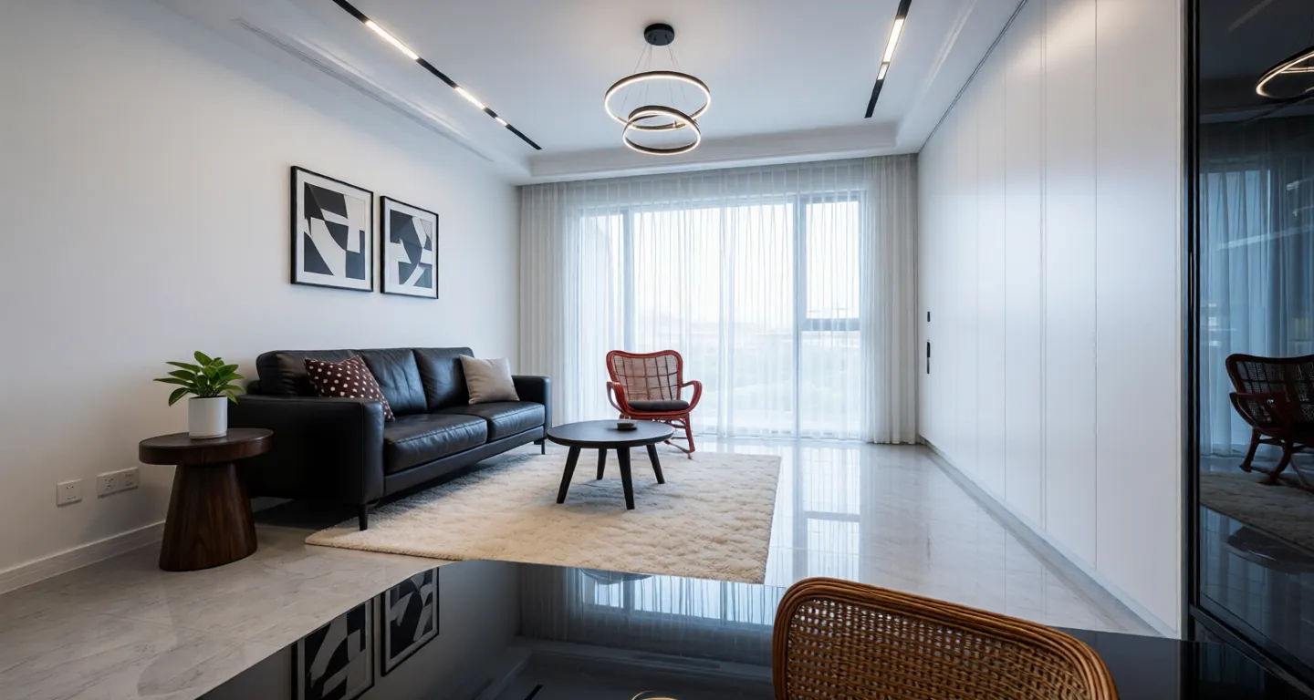 Room type: livingroom Apartment for rent in Hefei - Landmark Joy Palace - Photo 1