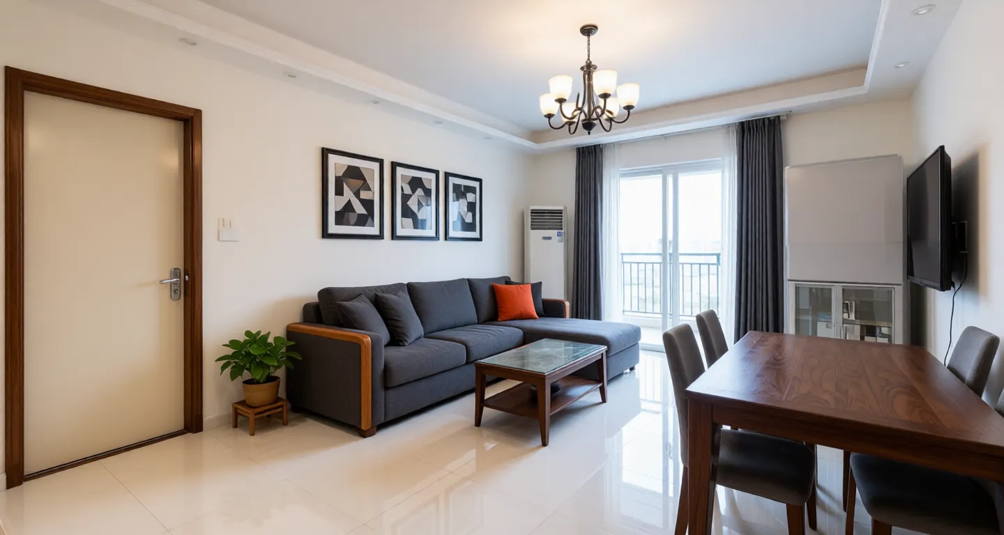 Room type: livingroom Apartment for rent in Hefei - China Resources Arch II - Photo 1