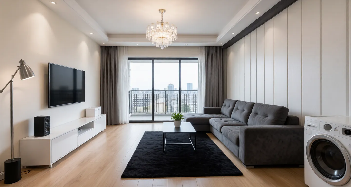 Room type: livingroom Apartment for rent in Hefei - New Land Center - Photo 1
