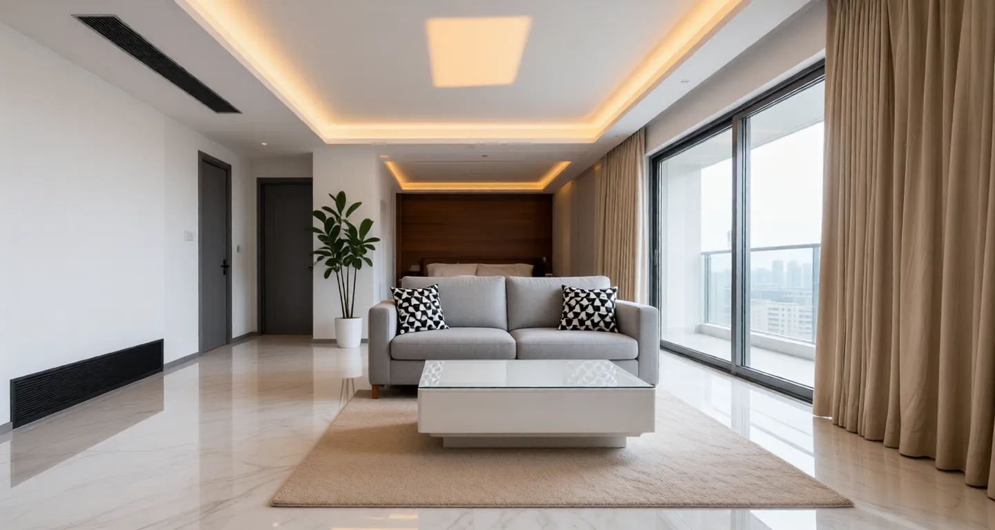 Room type: livingroom Apartment for rent in Hefei - Sunac Yinhe Bay - Photo 1