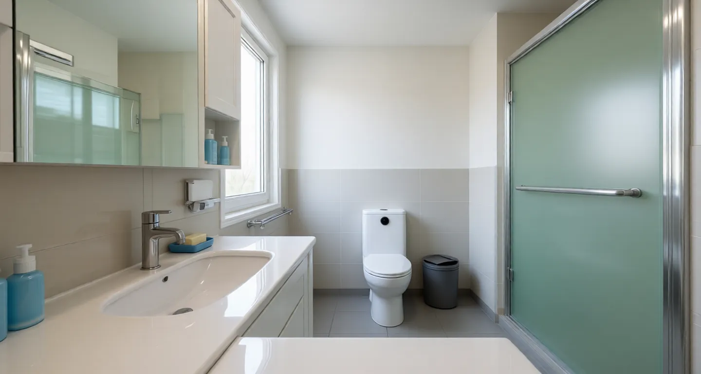 Room type: bathroom Apartment for rent in Hefei - China Resources Arch II - Photo 1
