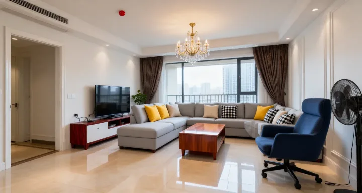 Hefei expat housing - Furnished apartment: New Land Centre