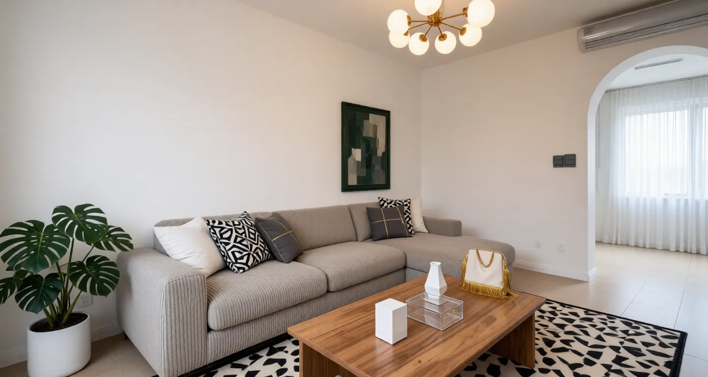 Room type: livingroom Apartment for rent in Hefei - Swan Lake No. 1 - Photo 1