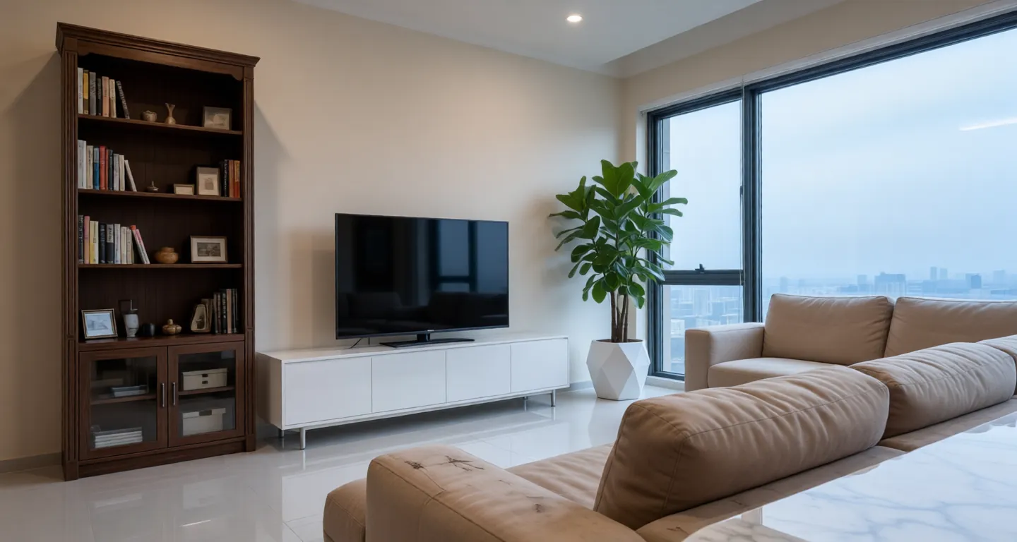 Room type: livingroom Apartment for rent in Huzhou - Dajia Yangshan Mansion - Photo 1