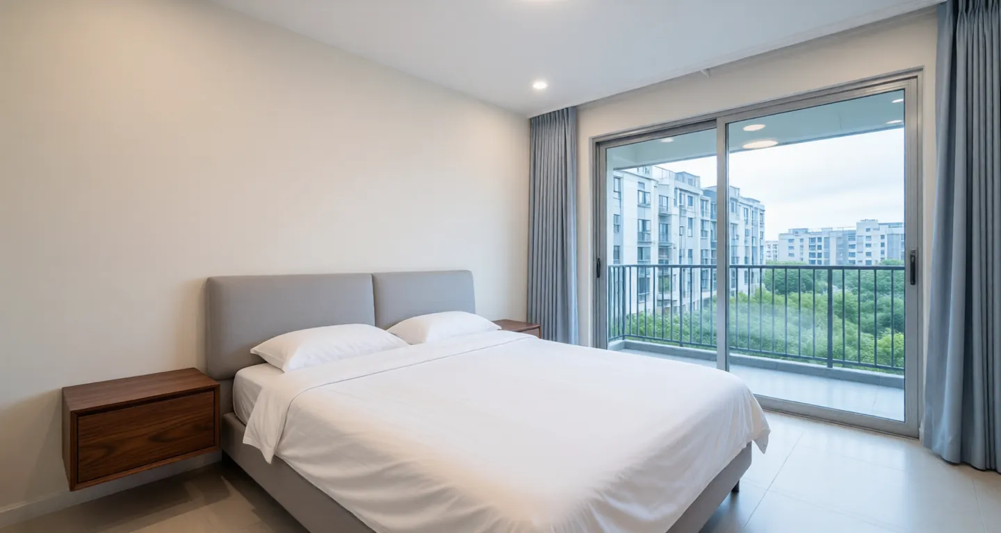Room type: bedroom Apartment for rent in Huzhou - Green Town Anji Peach Blossom Spring Yueshan Residence - Photo 1