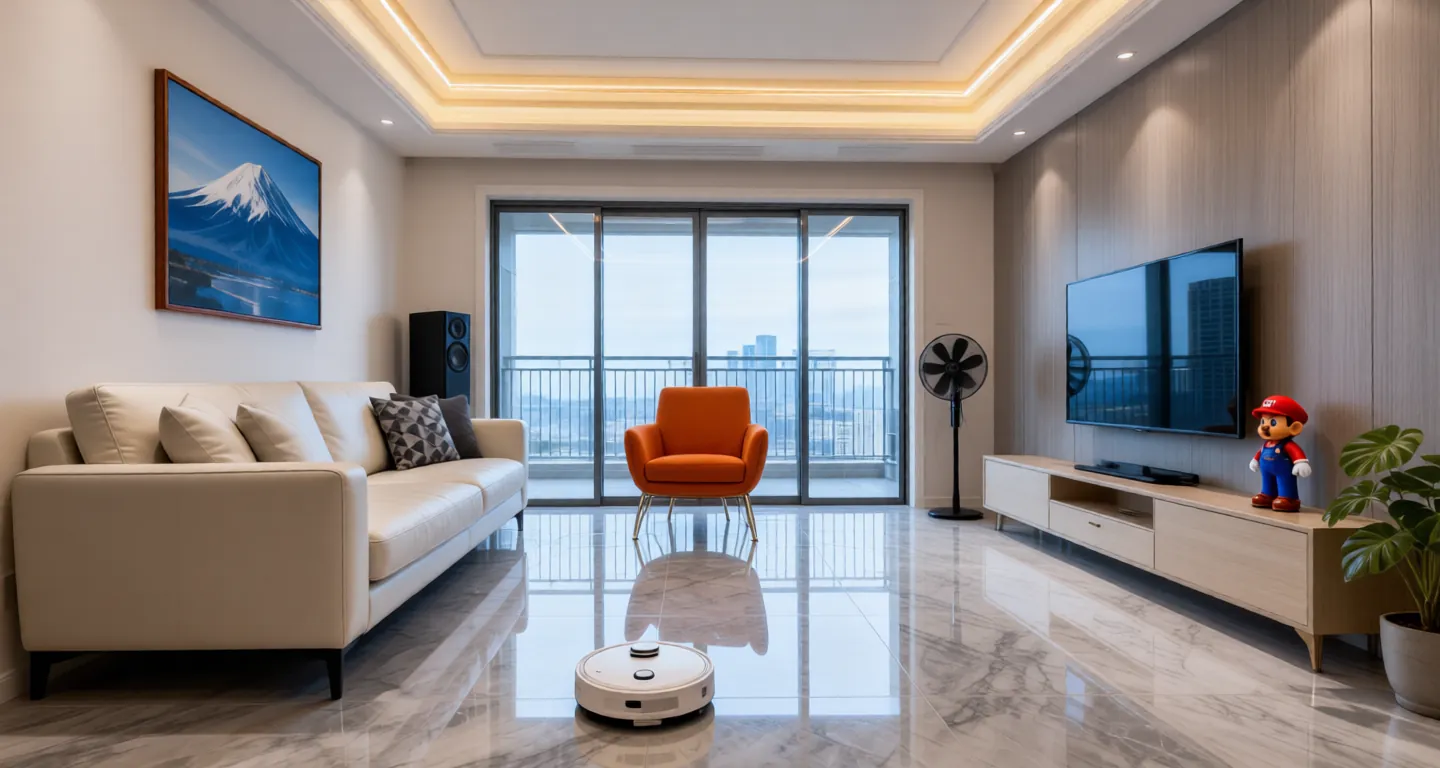 Room type: balcony Apartment for rent in Huzhou - Green City Jade Garden - Photo 1