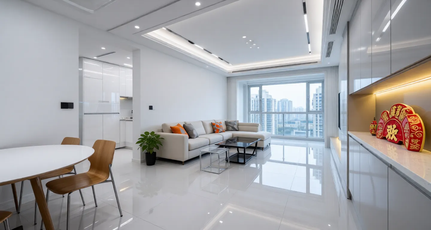 Room type: livingroom Apartment for rent in Huzhou - Greenland New Li Yunshang Mansion - Photo 1