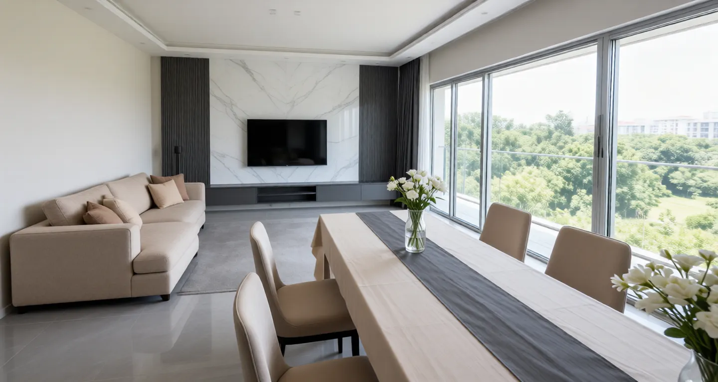 Room type: livingroom Apartment for rent in Jiaxing - Vanke Shicui Garden - Photo 1
