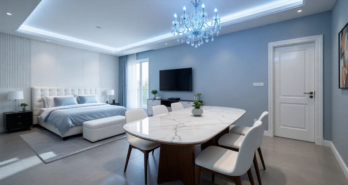 Room type: diningroom Apartment for rent in Jiaxing - China Resources Land Center Ziyuan - Photo 1