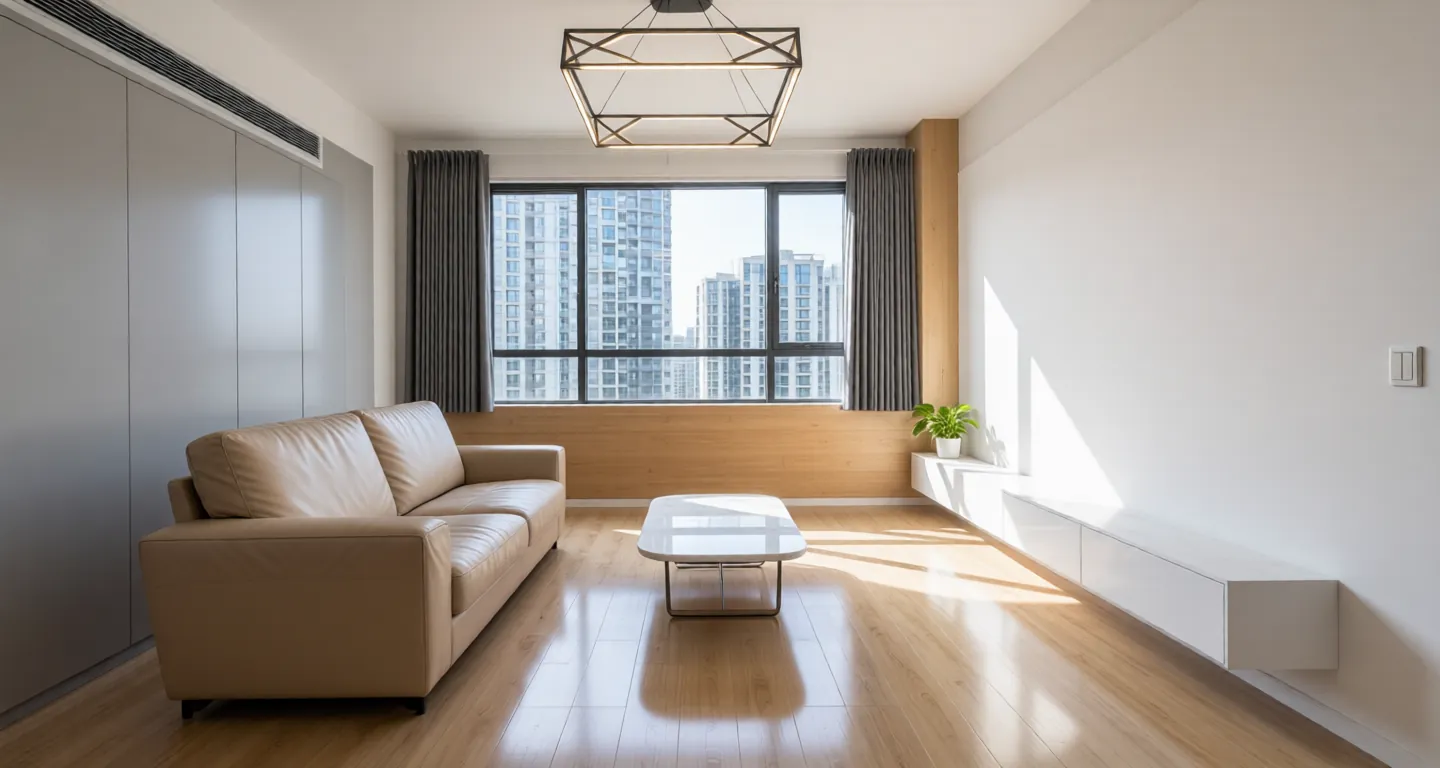 Room type: livingroom Apartment for rent in Jiaxing - Blue City · Spring Breeze - Photo 1