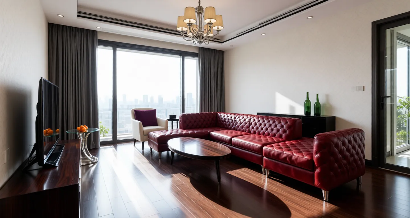 Room type: livingroom Apartment for rent in Jinan - Haier Greentown Olympic Village Magnolia Apartment - Photo 1