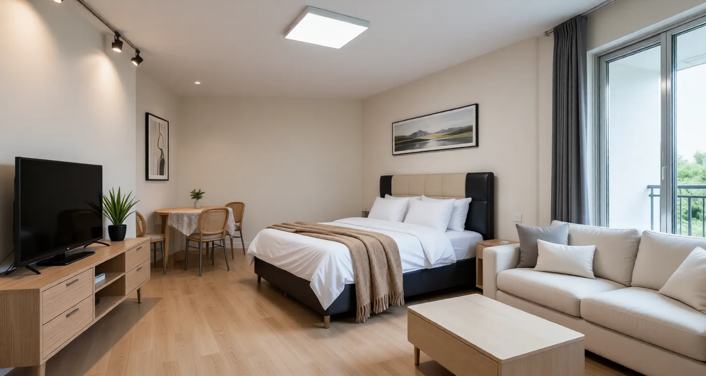 Jinan expat housing - Furnished apartment: Qilu Broadway