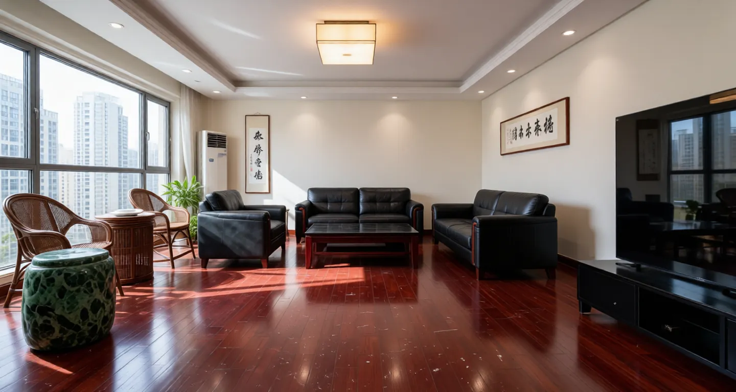 Jinan expat housing - Furnished apartment: Shun'ao Huafu