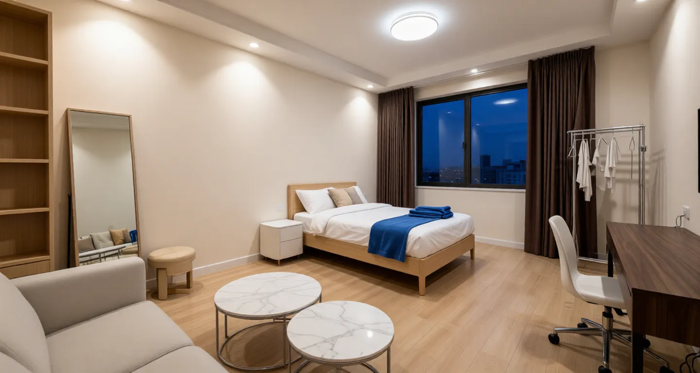 Jinan expat housing - Furnished apartment: Gaoxin Wanda Plaza