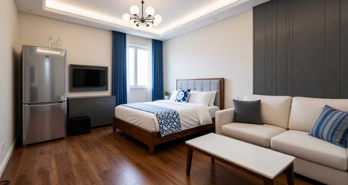 Room type: bedroom Apartment for rent in Jinan - Greenland Shandong International Finance Center (Supertall + Apartments) - Photo 1