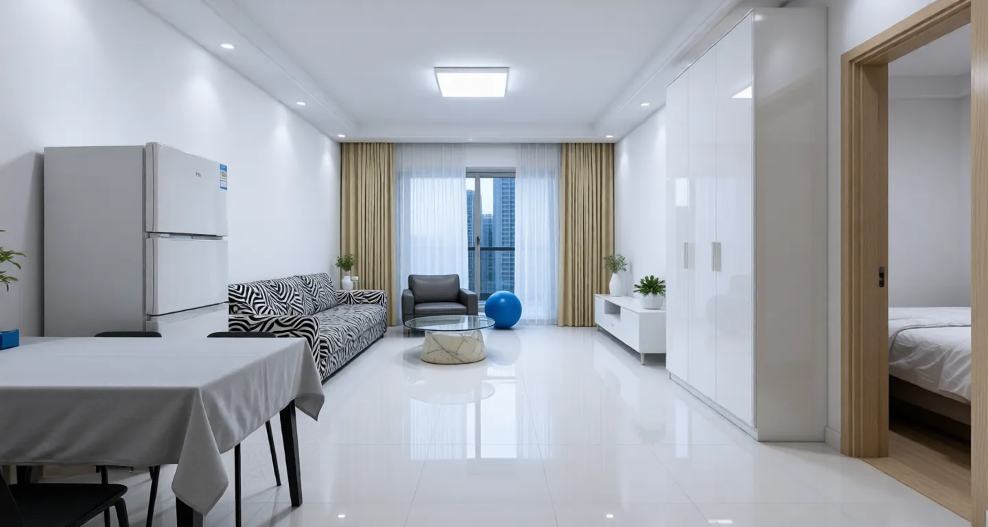 Jinan expat housing - Furnished apartment: Greenland Haipo Yunting
