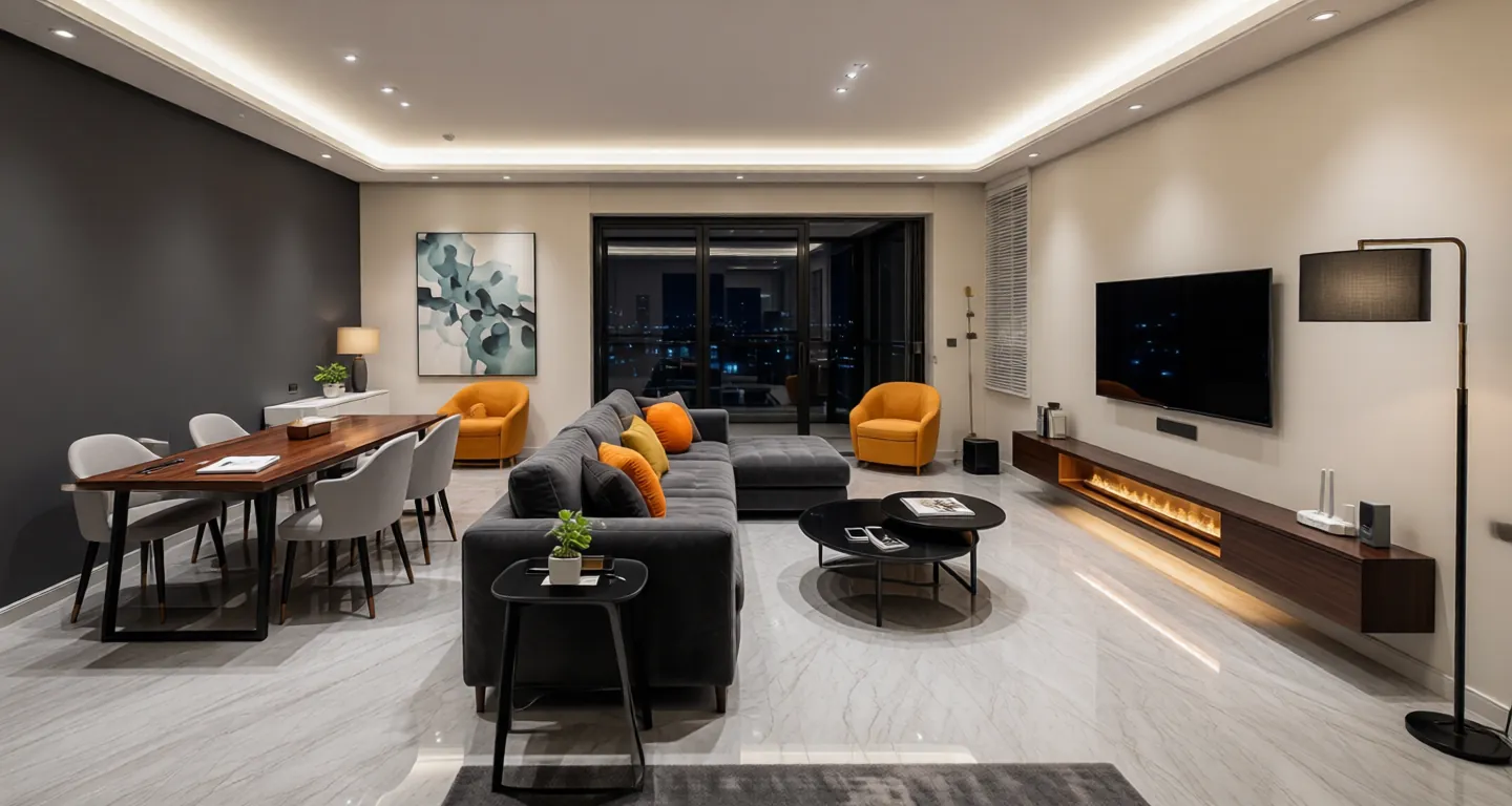 Kunming expat housing - Furnished apartment: Dianchi Junfu