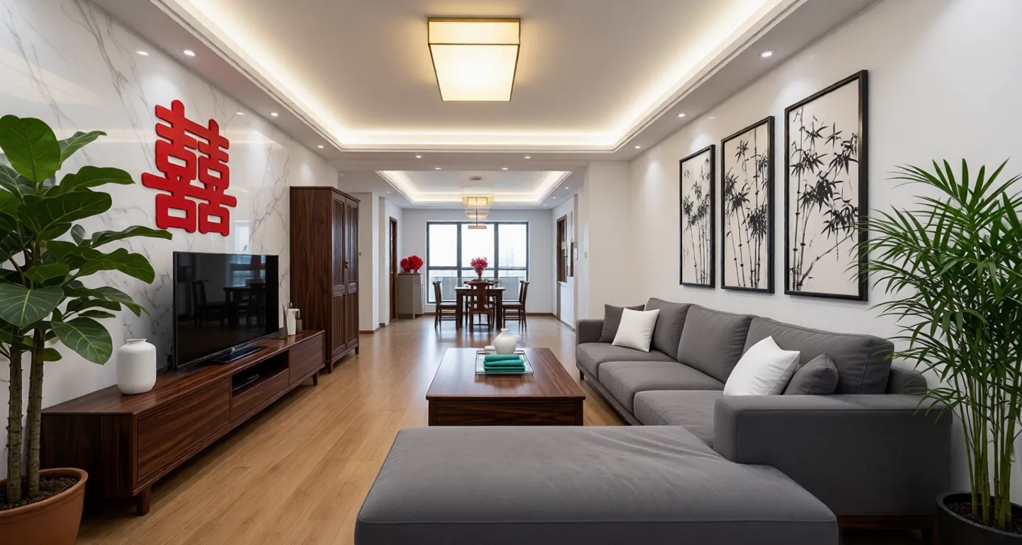 Room type: livingroom Apartment for rent in Lanzhou - Rainbow City Block A - Photo 1