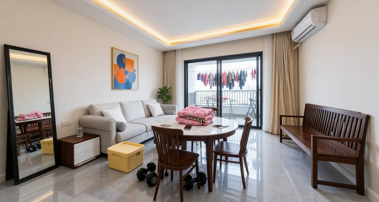 Room type: livingroom Apartment for rent in Nanjing - Dongjian Dao - Photo 1