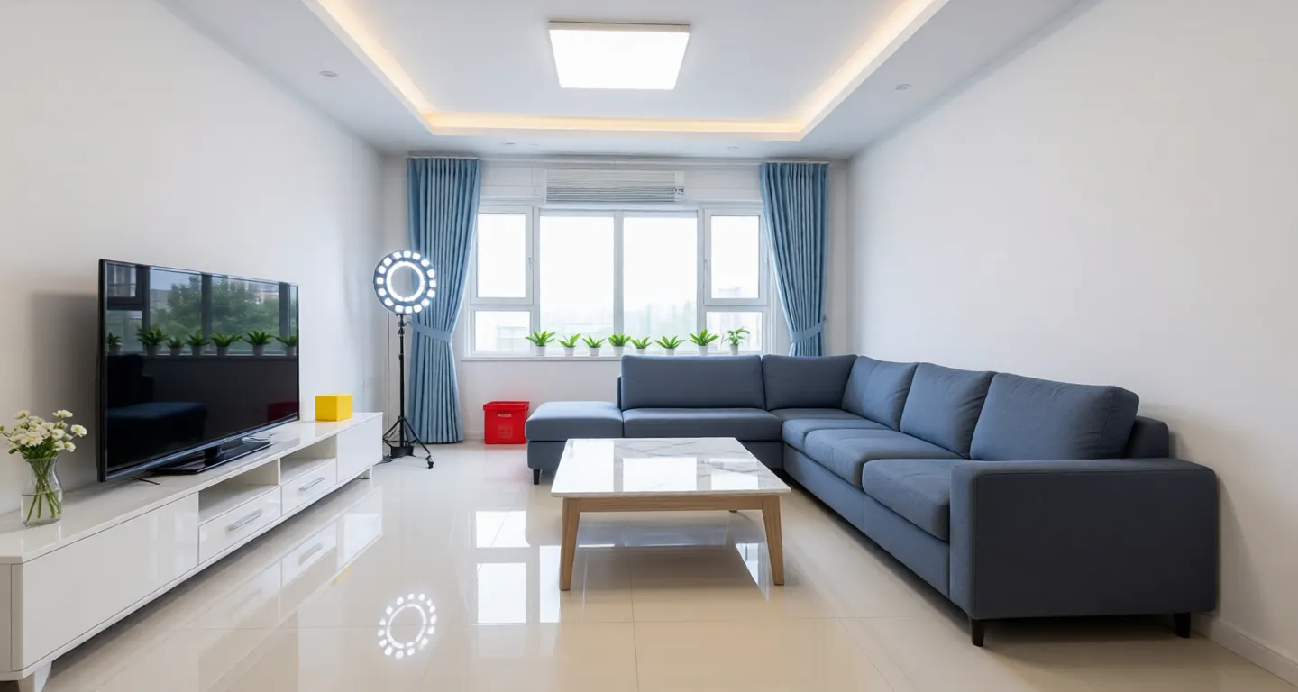 Room type: livingroom Apartment for rent in Nanjing - Wanyu Longting Riverside - Photo 1