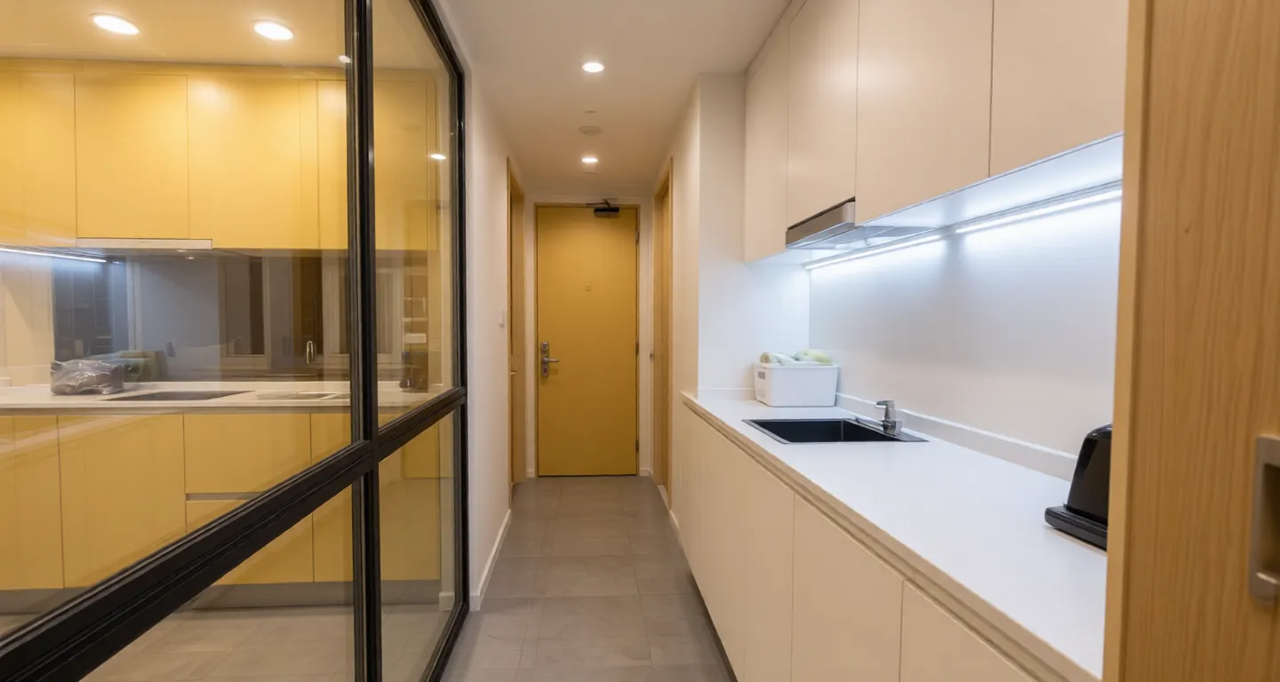 Room type: kitchen Apartment for rent in Nanjing - Yuhua Living Room - Photo 1