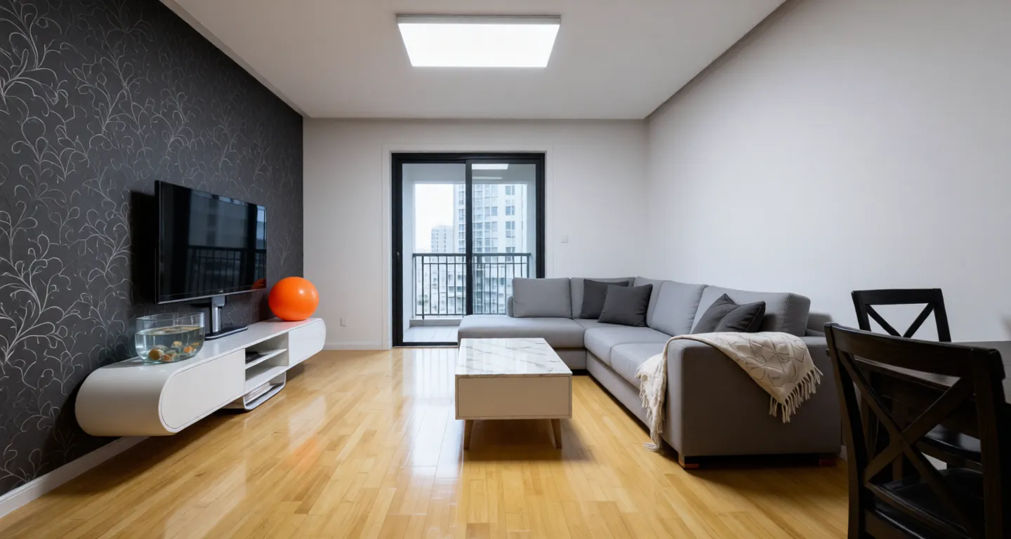 Room type: livingroom Apartment for rent in Nanjing - New City Shangzuo Garden - Photo 1