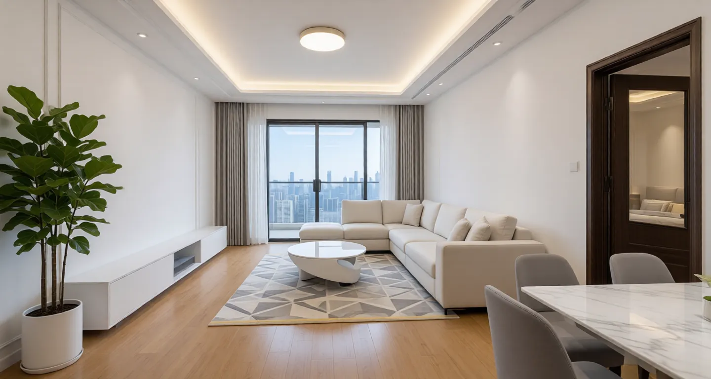 Room type: livingroom Apartment for rent in Nanjing - Yonglan Hefu - Photo 1