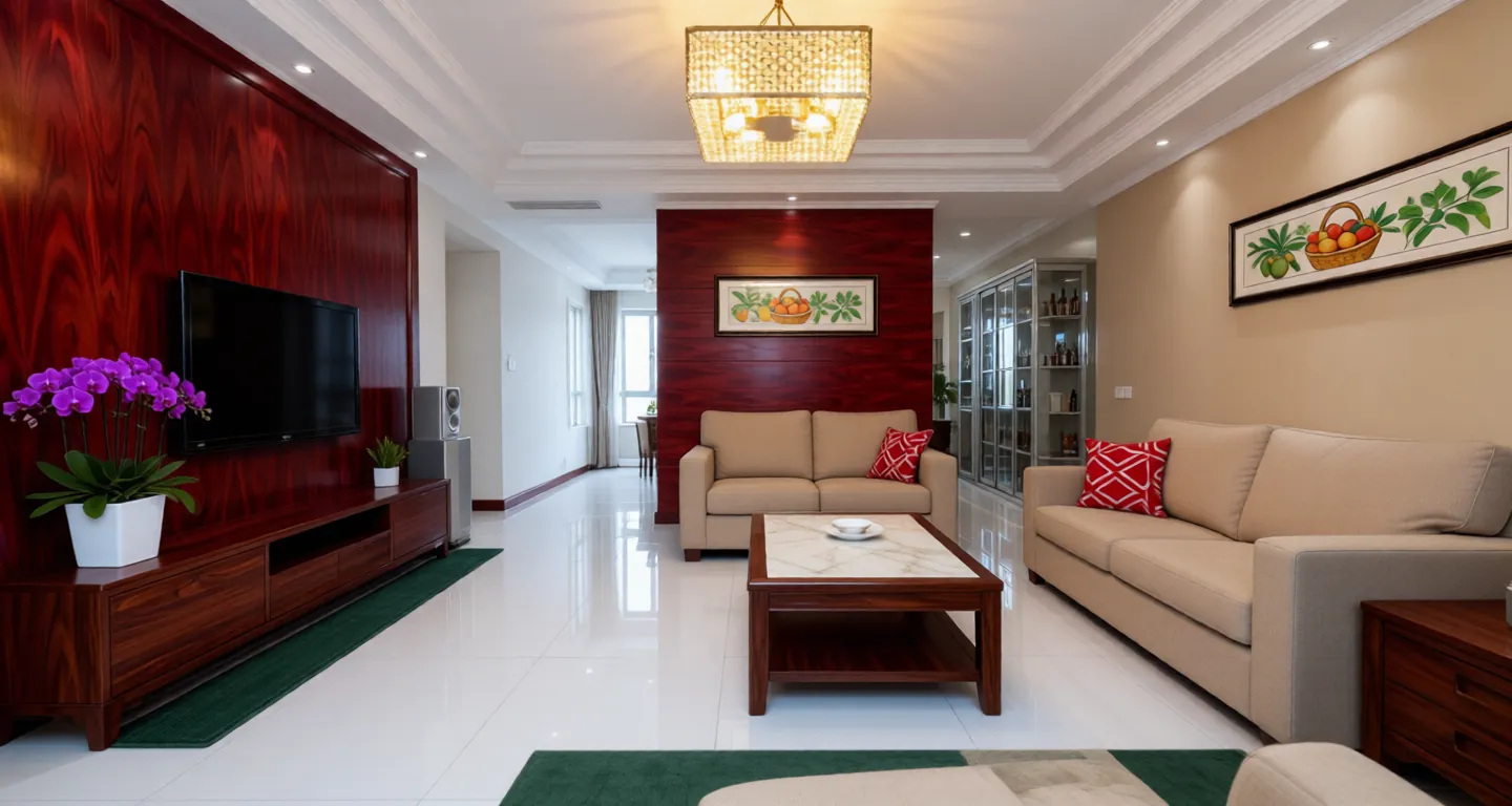 Room type: livingroom Apartment for rent in Nanjing - 21st Century Modern City East District - Photo 1