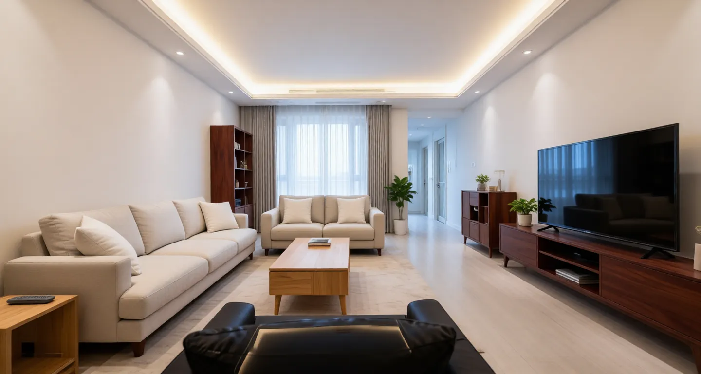Room type: livingroom Apartment for rent in Nanjing - Vanke Duhui Nanyuan Block A - Photo 1