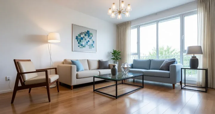 Room type: livingroom Apartment for rent in Nanjing - Kowloon Lake Villa - Photo 1