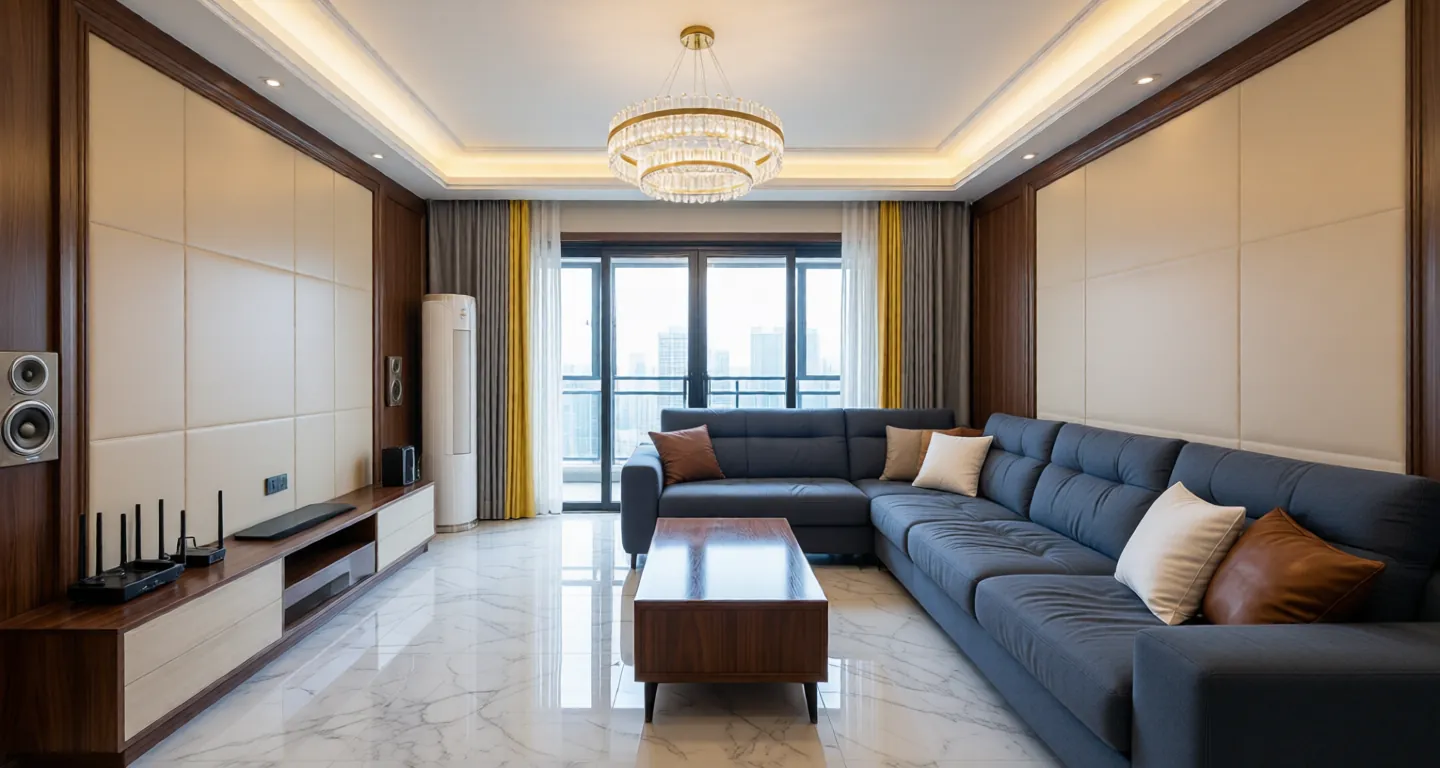 Room type: livingroom Apartment for rent in Nanjing - Hengda Yuelan Bay - Photo 1