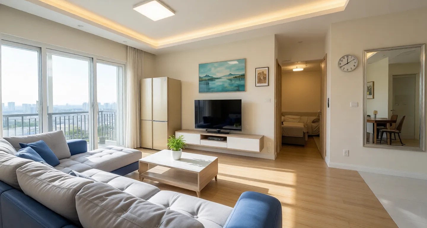 Room type: livingroom Apartment for rent in Nanjing - MCC Chongwen Jincheng Block C - Photo 1