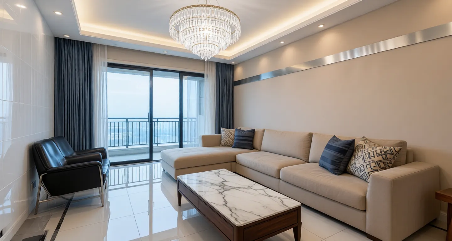 Room type: livingroom Apartment for rent in Nanjing - Zhengrong Runfeng - Photo 1
