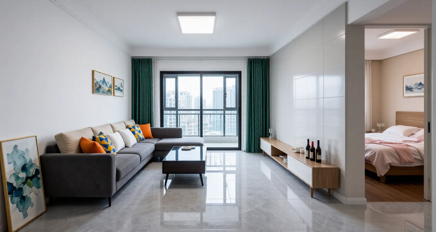 Room type: livingroom Apartment for rent in Nanjing - Green City Oriental Jade Garden - Photo 1