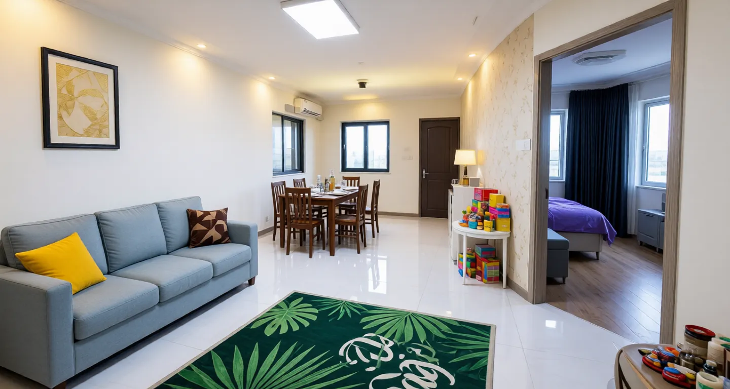 Room type: livingroom Apartment for rent in Nanjing - Hongyang Yanjiang Mansion - Photo 1
