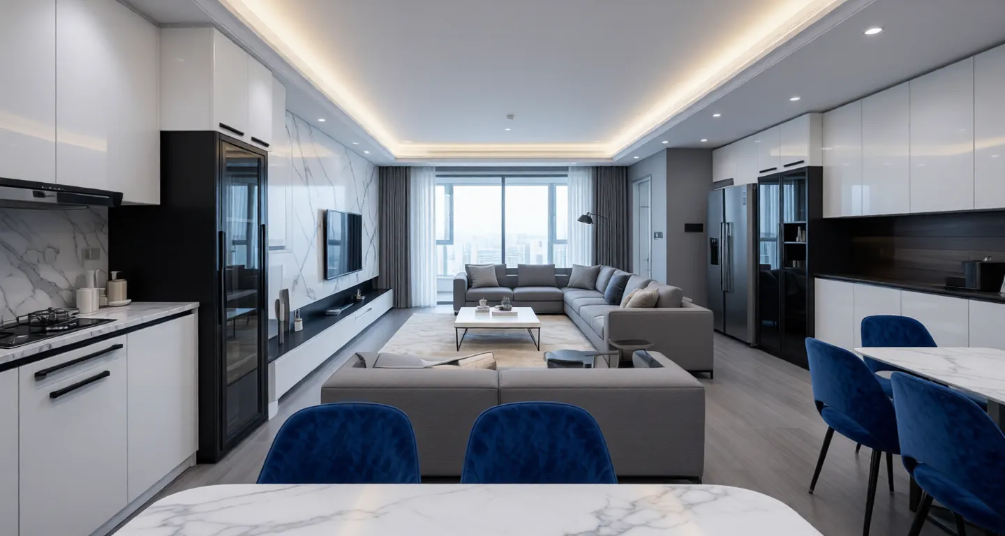 Room type: livingroom Apartment for rent in Nanjing - Zhonghai Nanshan Impression - Photo 1