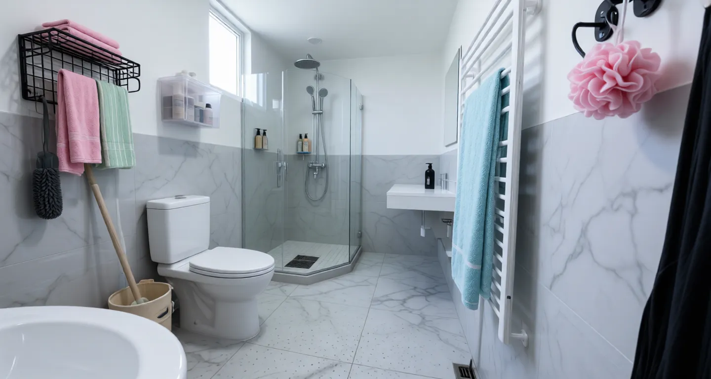 Room type: bathroom Apartment for rent in Nanjing - ShouChuang Lifang - Photo 1