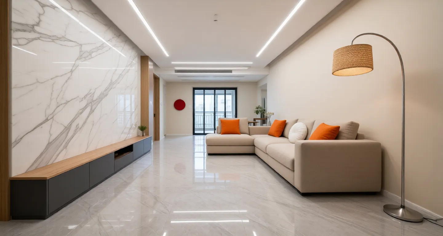 Room type: livingroom Apartment for rent in Nanjing - Golden Land Urban Peak Model - Photo 1