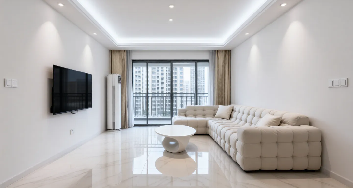 Room type: livingroom Apartment for rent in Nantong - Sunshine Joy City - Photo 1