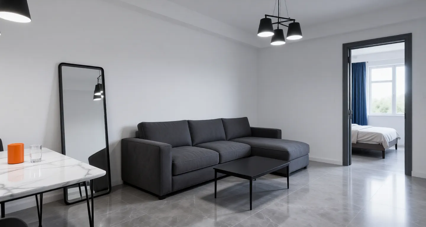 Room type: livingroom Apartment for rent in Nantong - Huize Garden - Photo 1