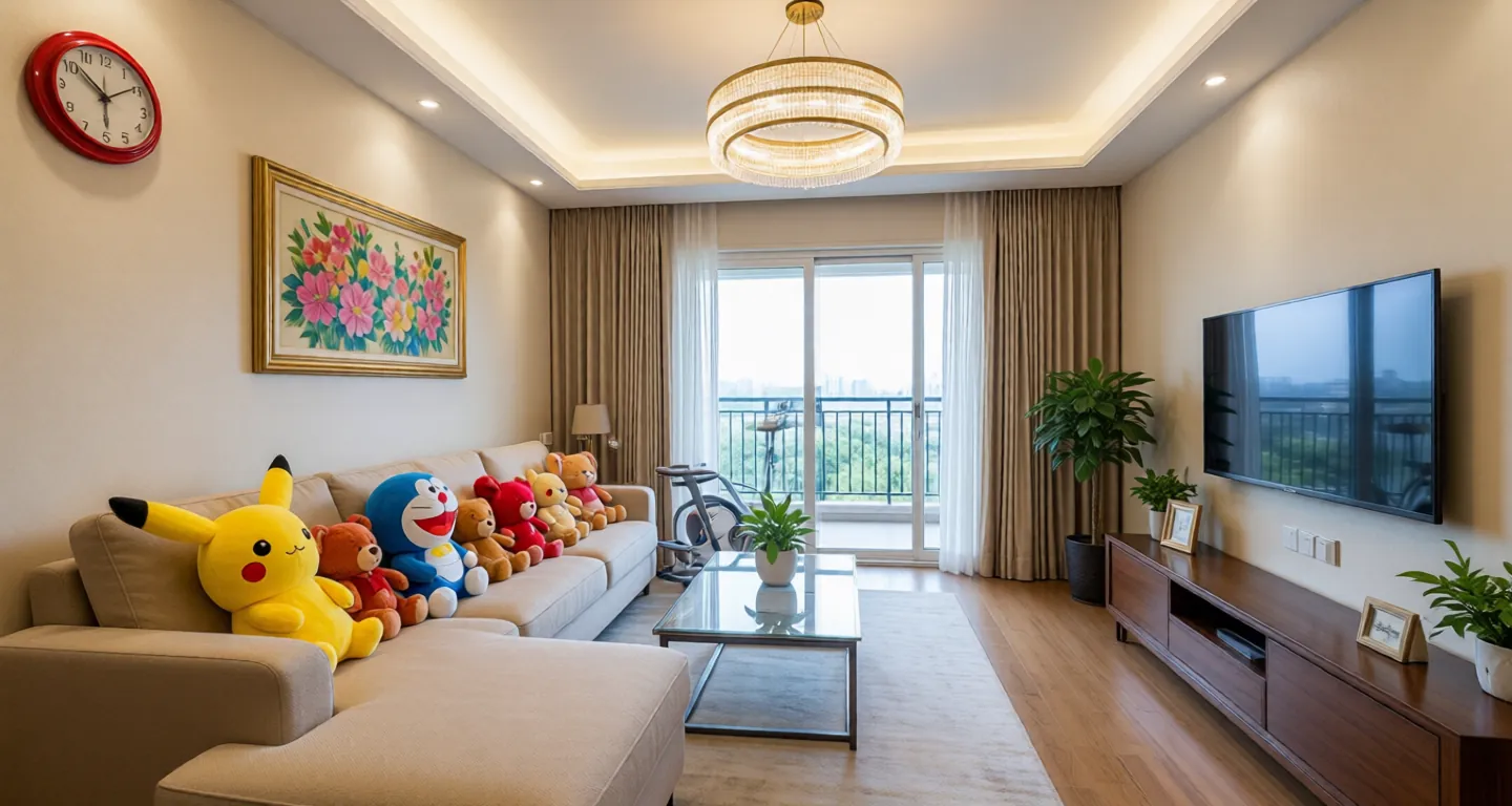 Room type: balcony Apartment for rent in Nantong - Bright Happiness World - Photo 1
